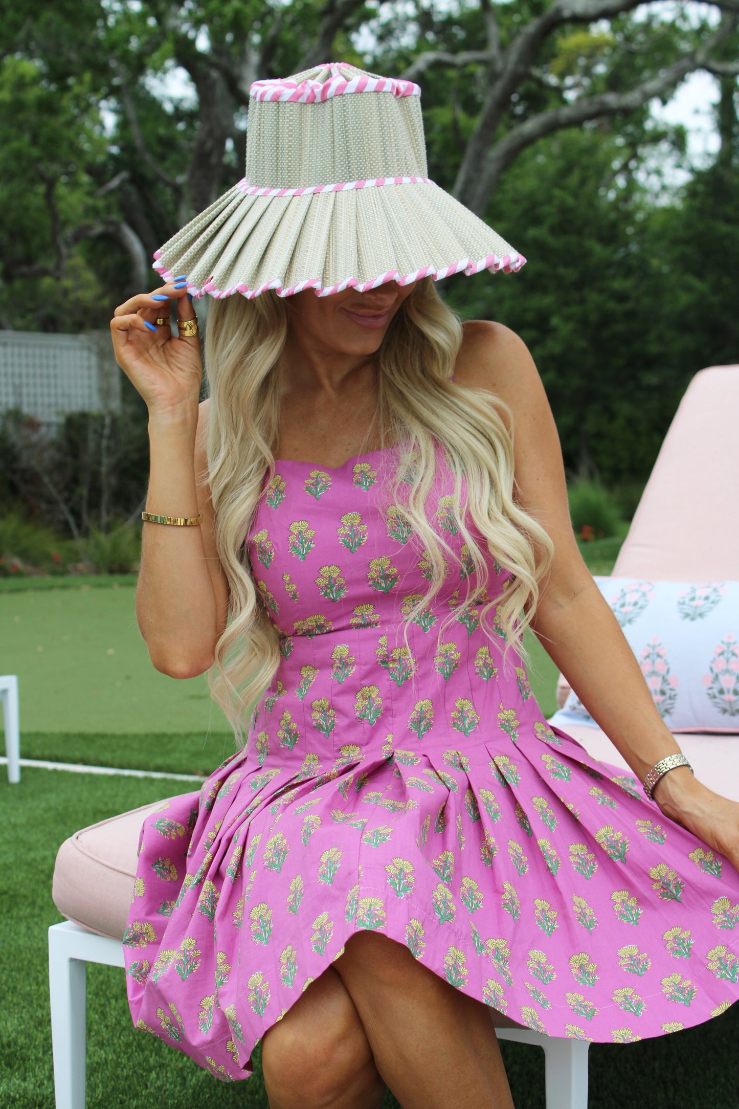 Sylvie Pink Mini Dress