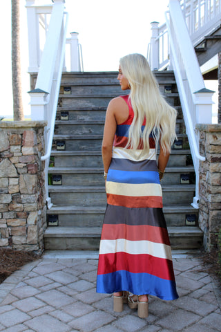 Charlie Colorblock Maxi Dress