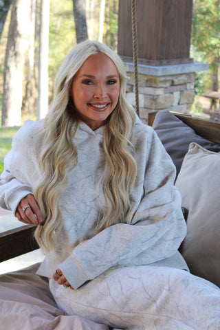 White Woodland Camo Hoodie