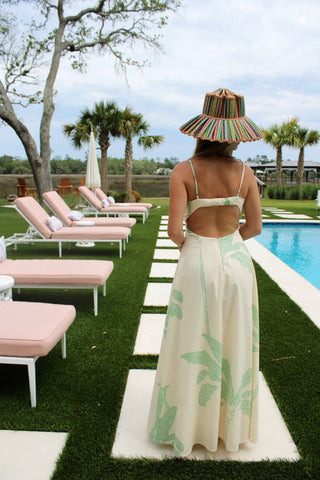 Palm Midi Dress