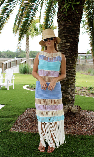 Hurley Crochet Maxi Dress
