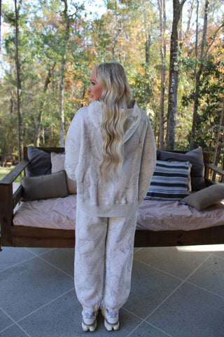 White Woodland Camo Hoodie