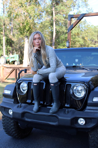 TRIBE RIBBED LEGGINGS- BOTTOMLAND