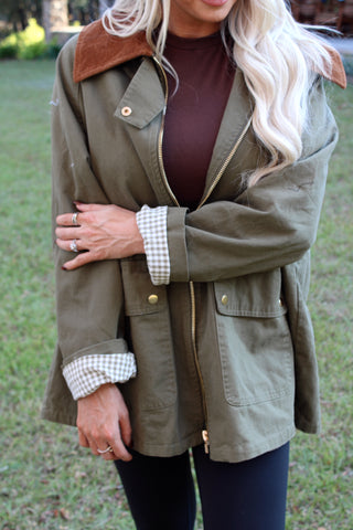 Barn Jacket- Olive
