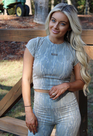 TRIBE RIBBED TEE- BOTTOMLAND