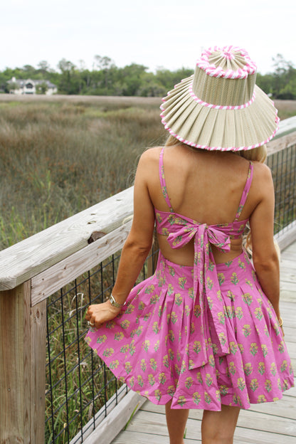 Sylvie Pink Mini Dress