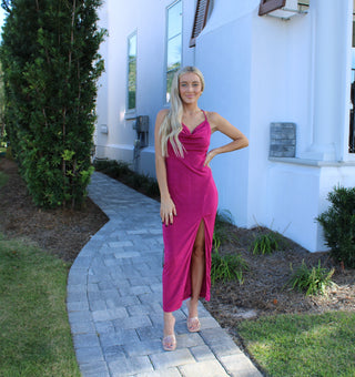 Wine Midi Dress