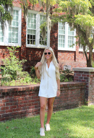 Zara Zipper Romper