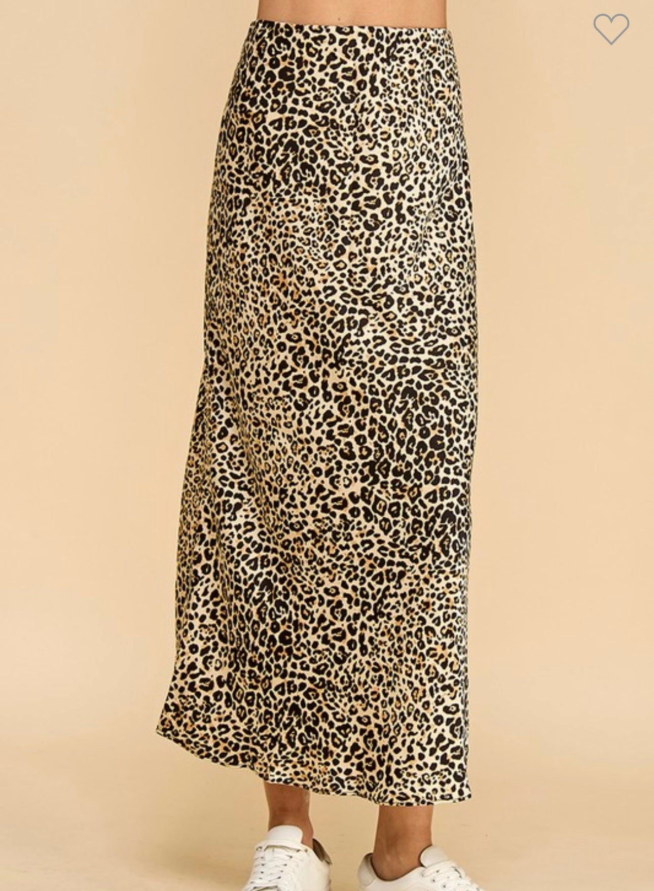 Animal Print Midi Skirt