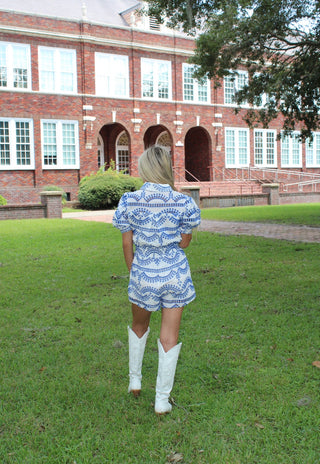 Eyelet Lace Romper