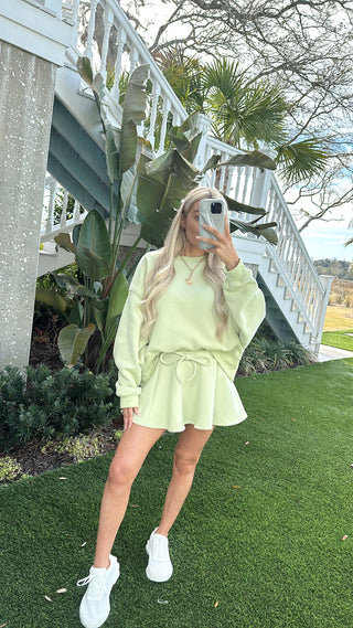 Seraphina Skort Set- Sage Green