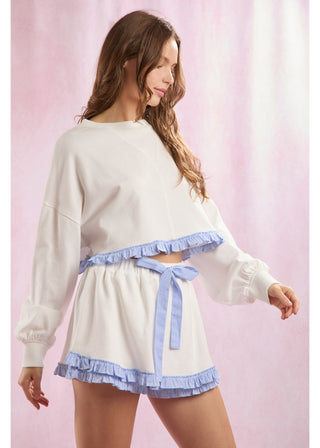 Pinstripe Skort Set